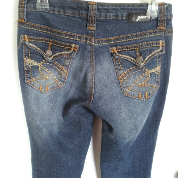 GRANE DARCY LOW RISE FLAP POCKET SKINNY JEANS 5 - Picture 3 of 8